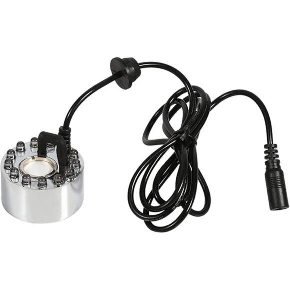 24V Color Changing Ultrasonic Mist Maker Water Fountain Fogger Air Humidifier - Picture 7 of 7